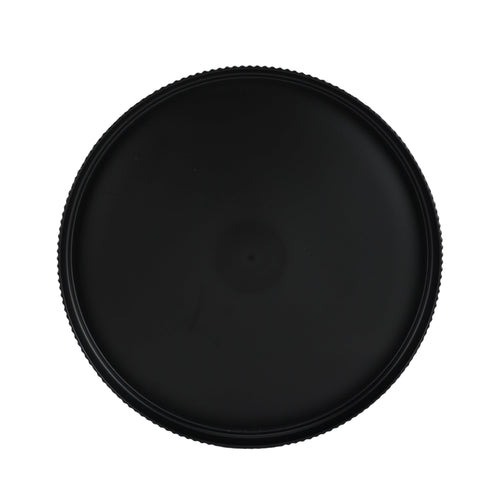 (6 Pack)  Eco-Friendly Recycled Plastic Dinner Plate, Black, 10"
