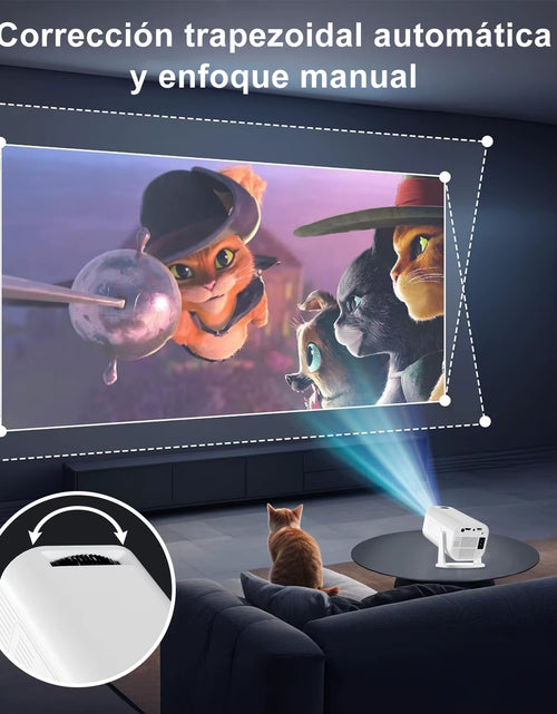 Load image into Gallery viewer, P330 Mini Projetor Android 14 300 ANSI 4K 8K 1080P Wifi6 BT5.3 Home Cinema Portable Projector
