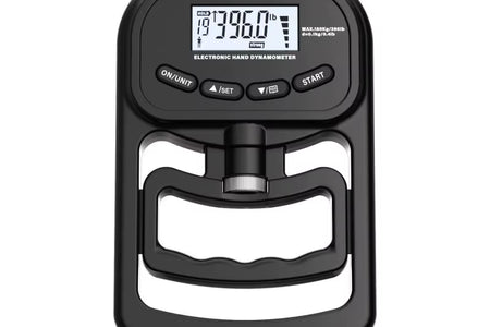 265Lbs/120Kg Grip Strength Meter for Men and Women Tester Digital Hand Dynamometer Training USB LCD Screen