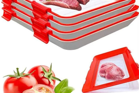 FreshPrep Reusable Meal Prep Tray – Stackable BPA-Free Food Storage Containers for Easy Preservation